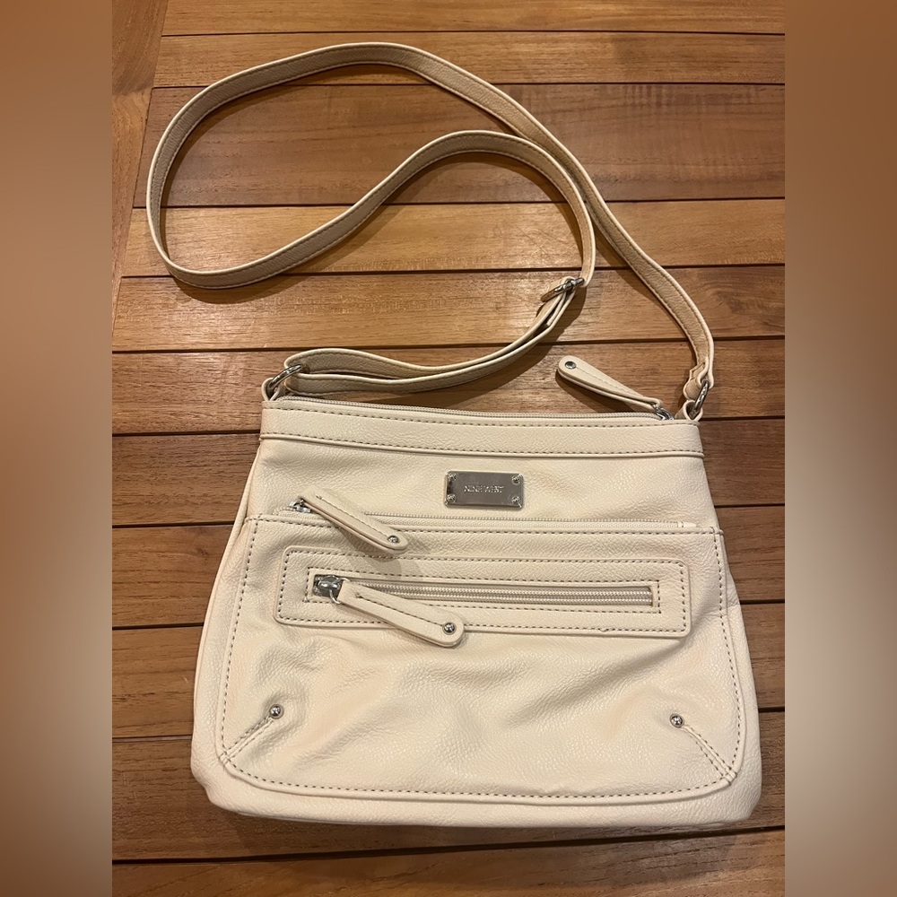 Nine West Cream Crossbody Bag